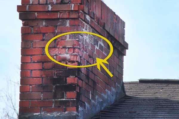 Chimney Damage and Roof Leaks
