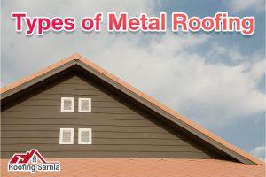 Types of metal roofing